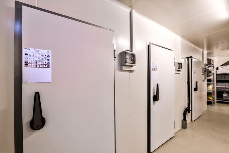 Chambres froides avec regulation et suivi des temperatures